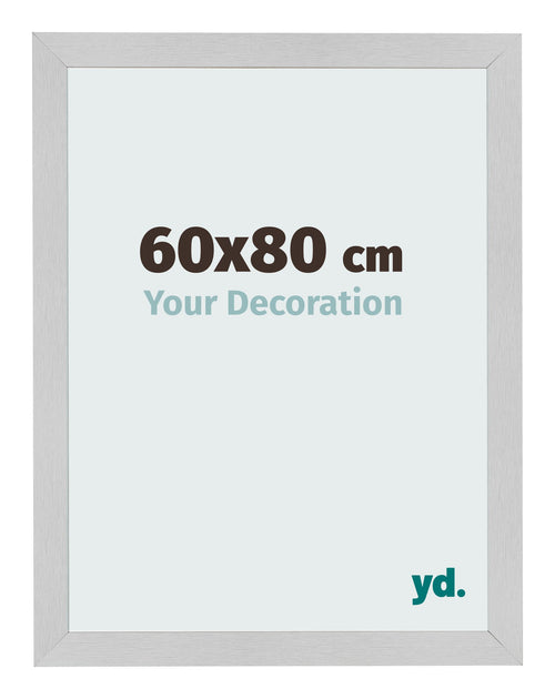Cornice 60x80cm Acciaio Inox MDF Bologna Davanti Dimensione | Yourdecoration.it