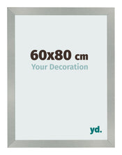 Cornice 60x80cm Alluminio Spazzolato MDF Bologna Davanti Dimensione | Yourdecoration.it