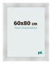 Cornice 60x80cm Alluminio Spazzolato MDF Pisa Davanti Dimensione | Yourdecoration.it