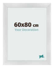 Cornice 60x80cm Argento Nero Spazzato MDF Pisa Davanti Dimensione | Yourdecoration.it