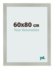 Cornice 60x80cm Argento Opaco MDF Bologna Davanti Dimensione | Yourdecoration.it
