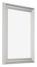 Cornice 60x80cm Argento Opaco MDF Lazio Davanti Obliquo | Yourdecoration.it