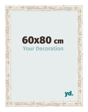 Cornice 60x80cm Bianco Vintage MDF Bologna Davanti Dimensione | Yourdecoration.it