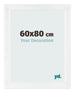Cornice 60x80cm Bianco Vintage MDF Pisa Davanti Dimensione | Yourdecoration.it