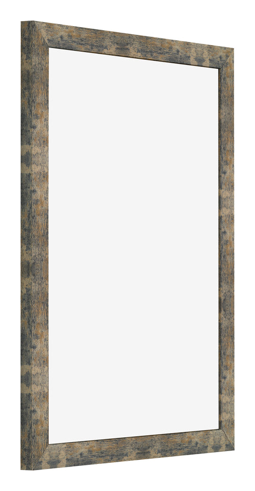Cornice 60x80cm Blu Oro Fondente MDF Bologna Davanti Obliquo | Yourdecoration.it