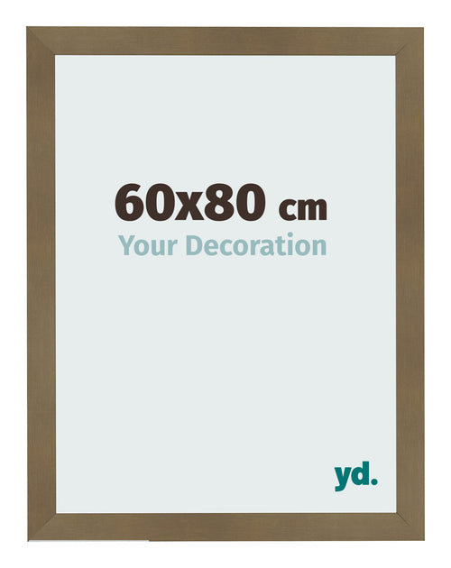 Cornice 60x80cm Bronzo Decorativo MDF Bologna Davanti Dimensione | Yourdecoration.it