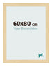 Cornice 60x80cm Faggio Decorativo MDF Bologna Davanti Dimensione | Yourdecoration.it