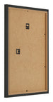 Cornice 60x80cm Grana Di Legno Nero MDF Bologna Retro Obliquo | Yourdecoration.it