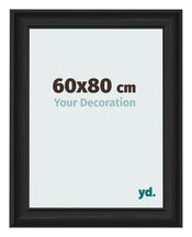Cornice 60x80cm Grana Di Legno Nero MDF Lazio Davanti Dimensione | Yourdecoration.it