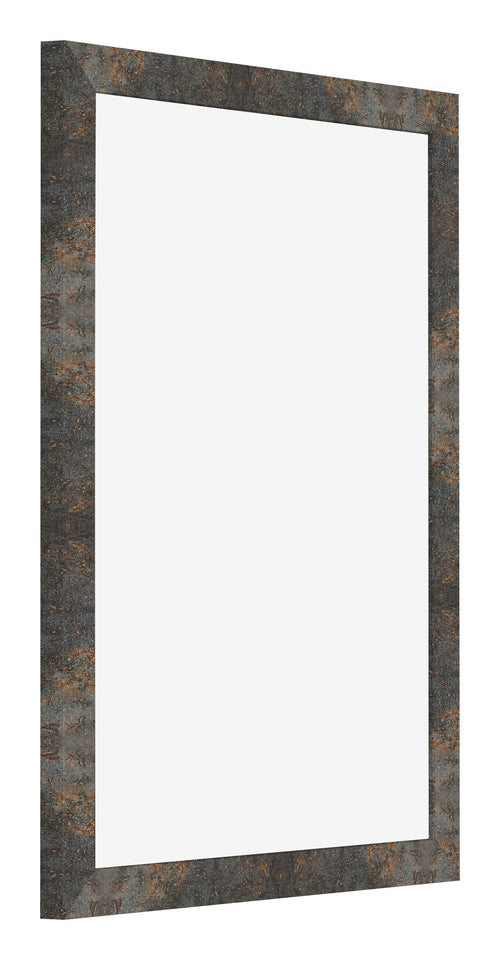 Cornice 60x80cm Metallo Ossidato MDF Bologna Davanti Obliquo | Yourdecoration.it