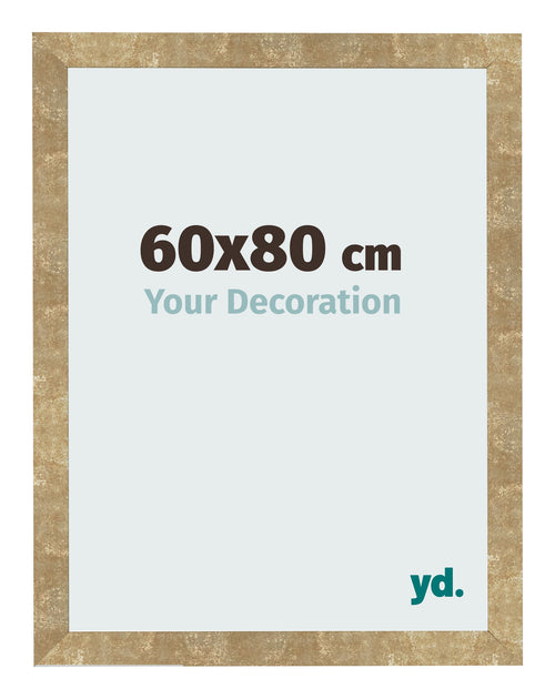 Cornice 60x80cm Oro Antico MDF Bologna Davanti Dimensione | Yourdecoration.it