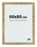 Cornice 60x80cm Oro Antico MDF Bologna Davanti Dimensione | Yourdecoration.it