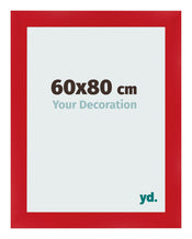 Cornice 60x80cm Rosso MDF Pisa Davanti Dimensione | Yourdecoration.it