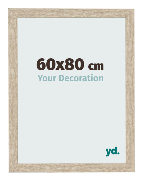 Cornice 60x80cm Rovere MDF Bologna Davanti Dimensione | Yourdecoration.it