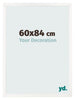 Cornice 60x84 cm Bianco Lucente MDF Bologna Davanti Dimensione | Yourdecoration.it