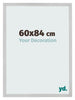 Cornice 60x84cm Acciaio Inox MDF Bologna Davanti Dimensione | Yourdecoration.it