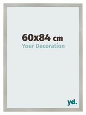 Cornice 60x84cm Argento Opaco MDF Bologna Davanti Dimensione | Yourdecoration.it