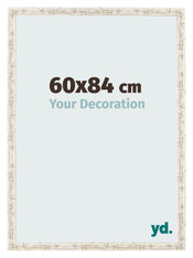 Cornice 60x84cm Bianco Vintage MDF Bologna Davanti Dimensione | Yourdecoration.it