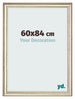 Cornice 60x84cm Lucentezza Metallica MDF Lazio Davanti Dimensione | Yourdecoration.it