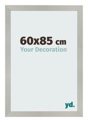 Cornice 60x85cm Argento Opaco MDF Bologna Davanti Dimensione | Yourdecoration.it