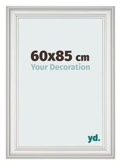 Cornice 60x85cm Bianco Spazzato MDF Lazio Davanti Dimensione | Yourdecoration.it