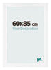 Cornice 60x85cm Bianco Vintage MDF Pisa Davanti Dimensione | Yourdecoration.it