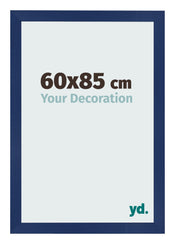 Cornice 60x85cm Blu Scuro Spazzato MDF Bologna Davanti Dimensione | Yourdecoration.it