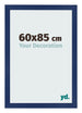 Cornice 60x85cm Blu Scuro Spazzato MDF Bologna Davanti Dimensione | Yourdecoration.it