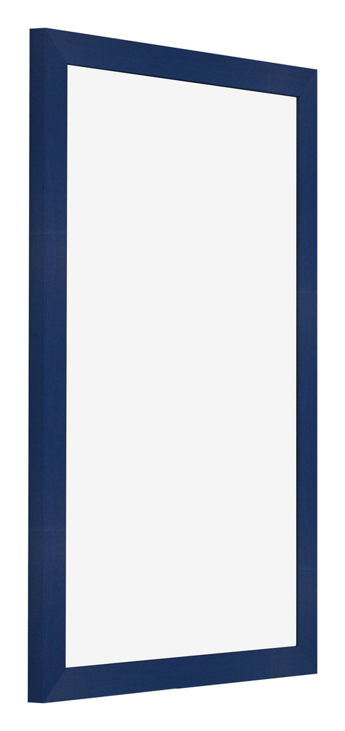 Cornice 60x85cm Blu Scuro Spazzato MDF Bologna Davanti Obliquo | Yourdecoration.it