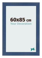 Cornice 60x85cm Blu Scuro Spazzato MDF Pisa Davanti Dimensione | Yourdecoration.it