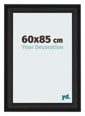 Cornice 60x85cm Grana Di Legno Nero MDF Lazio Davanti Dimensione | Yourdecoration.it
