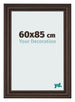 Cornice 60x85cm Quercia Scura MDF Lazio Davanti Dimensione | Yourdecoration.it
