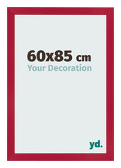 Cornice 60x85cm Rosso MDF Bologna Davanti Dimensione | Yourdecoration.it