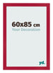 Cornice 60x85cm Rosso MDF Bologna Davanti Dimensione | Yourdecoration.it