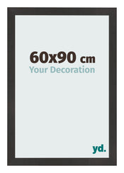 Cornice 60x90 cm Nero Opaco MDF Bologna Davanti Dimensione | Yourdecoration.it