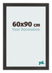Cornice 60x90 cm Nero Opaco MDF Bologna Davanti Dimensione | Yourdecoration.it