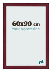 Cornice 60x90 cm Vino Rosso Spazzato MDF Bologna Davanti Dimensione | Yourdecoration.it