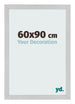 Cornice 60x90cm Acciaio Inox MDF Bologna Davanti Dimensione | Yourdecoration.it