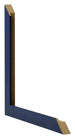 Cornice 60x90cm Blu Scuro Spazzato MDF Bologna Dettaglio Intersezione | Yourdecoration.it