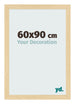 Cornice 60x90cm Faggio Decorativo MDF Bologna Davanti Dimensione | Yourdecoration.it