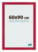 Cornice 60x90cm Rosso MDF Bologna Davanti Dimensione | Yourdecoration.it