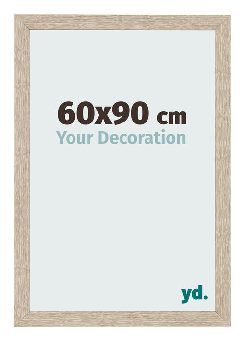 Cornice 60x90cm Rovere MDF Bologna Davanti Dimensione | Yourdecoration.it