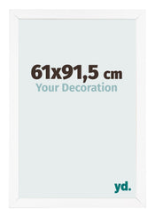 Cornice 61x91 5 cm Bianco Opaco MDF Bologna Davanti Dimensione | Yourdecoration.it