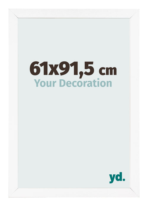 Cornice 61x91 5 cm Bianco Opaco MDF Bologna Davanti Dimensione | Yourdecoration.it