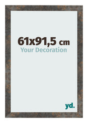 Cornice 61x91 5 cm Metallo Ossidato MDF Bologna Davanti Dimensione | Yourdecoration.it