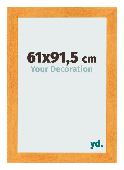 Cornice 61x91 5cm Arancione MDF Pisa Davanti Dimensione | Yourdecoration.it