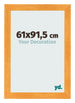Cornice 61x91 5cm Arancione MDF Pisa Davanti Dimensione | Yourdecoration.it
