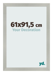 Cornice 61x91 5cm Argento Opaco MDF Bologna Davanti Dimensione | Yourdecoration.it