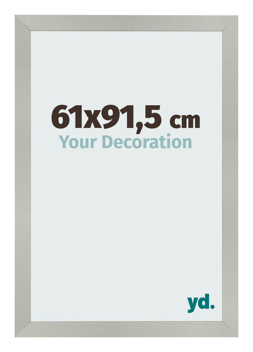 Cornice 61x91 5cm Argento Opaco MDF Bologna Davanti Dimensione | Yourdecoration.it
