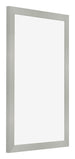 Cornice 61x91 5cm Argento Opaco MDF Bologna Davanti Obliquo | Yourdecoration.it
